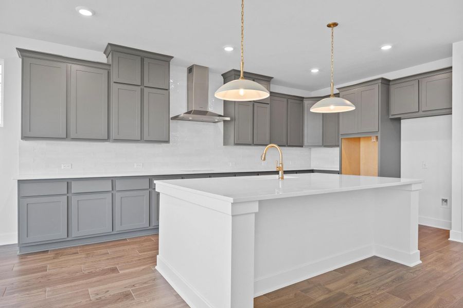 Furnished interior view inside a new home in Parmer Ranch, Georgetown (Image 5).