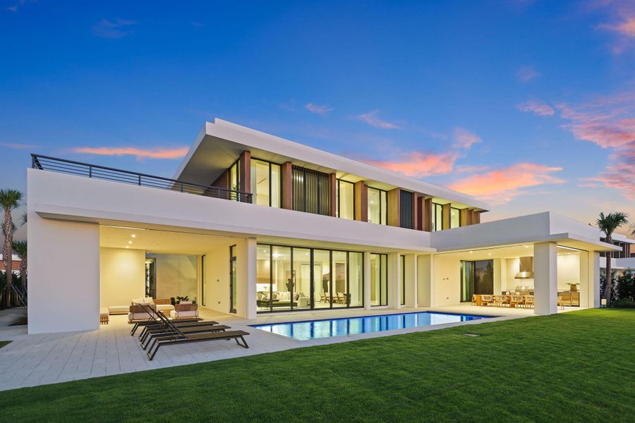 Exterior details and patio area of a home in , Palm Beach Gardens (Image 27).