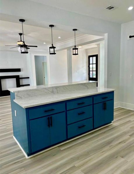 Furnished interior view inside a new home in , Conroe (Image 7).