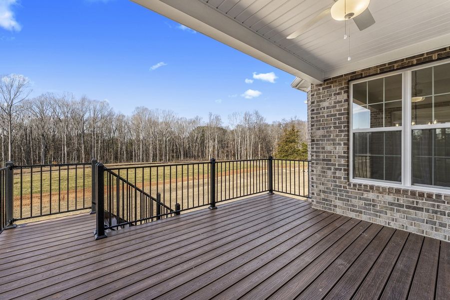 Exterior details and patio area of a home in Walnut Grove, Easley (Image 4).