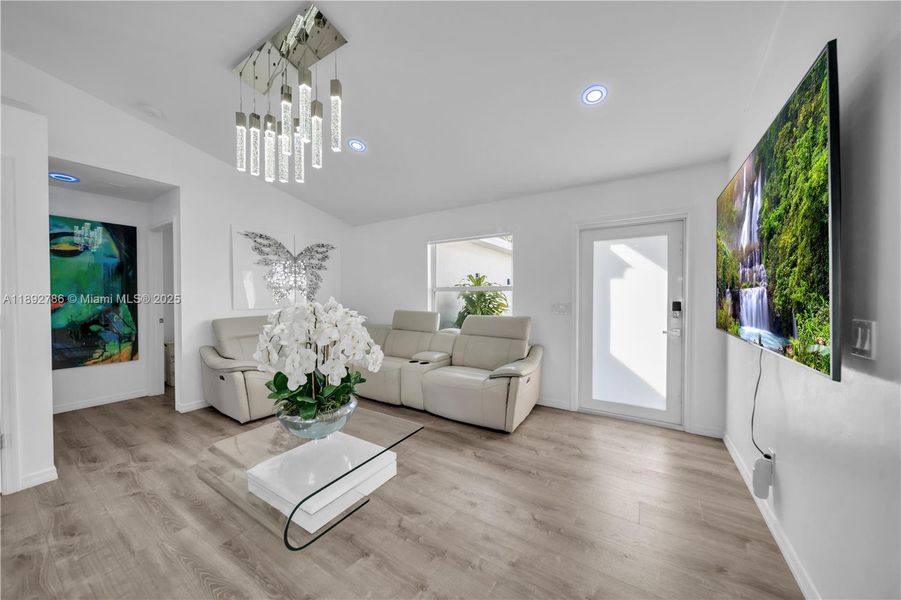 Furnished interior view inside a new home in , Lehigh Acres (Image 7). Furnished interior view inside a new home in , Lehigh Acres (Image 7).