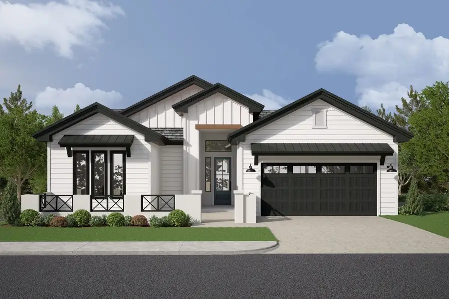 Representative exterior photo of a completed home built from the Scottsdale by LEH. Homes in Verdancia, El Paso, TX (Image 31).