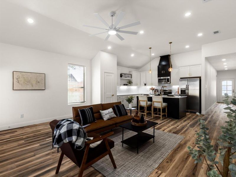 Furnished interior view inside a new home in , Fort Worth (Image 14).