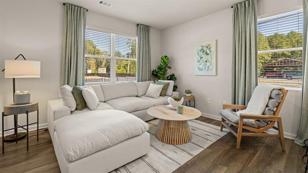 Furnished interior view inside a new home in Old Summerville Village, Rome (Image 10).