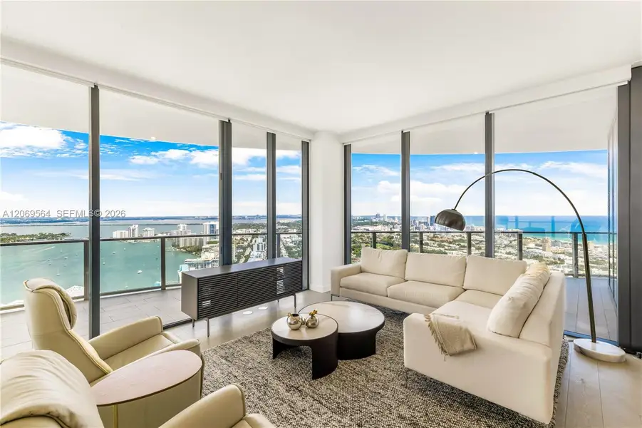 Furnished interior view inside a new home in , Miami Beach (Image 5). Furnished interior view inside a new home in , Miami Beach (Image 5).
