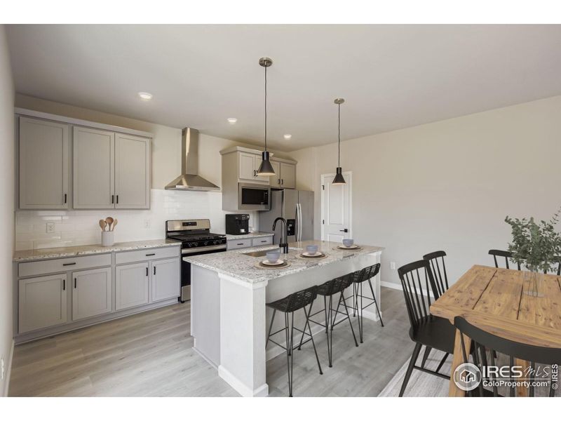 New stainless steel appliances and hood New stainless steel appliances and hood