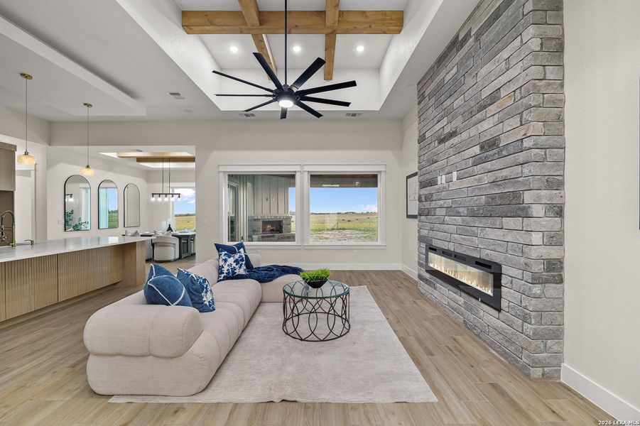 Furnished interior view inside a new home in , La Vernia (Image 17).