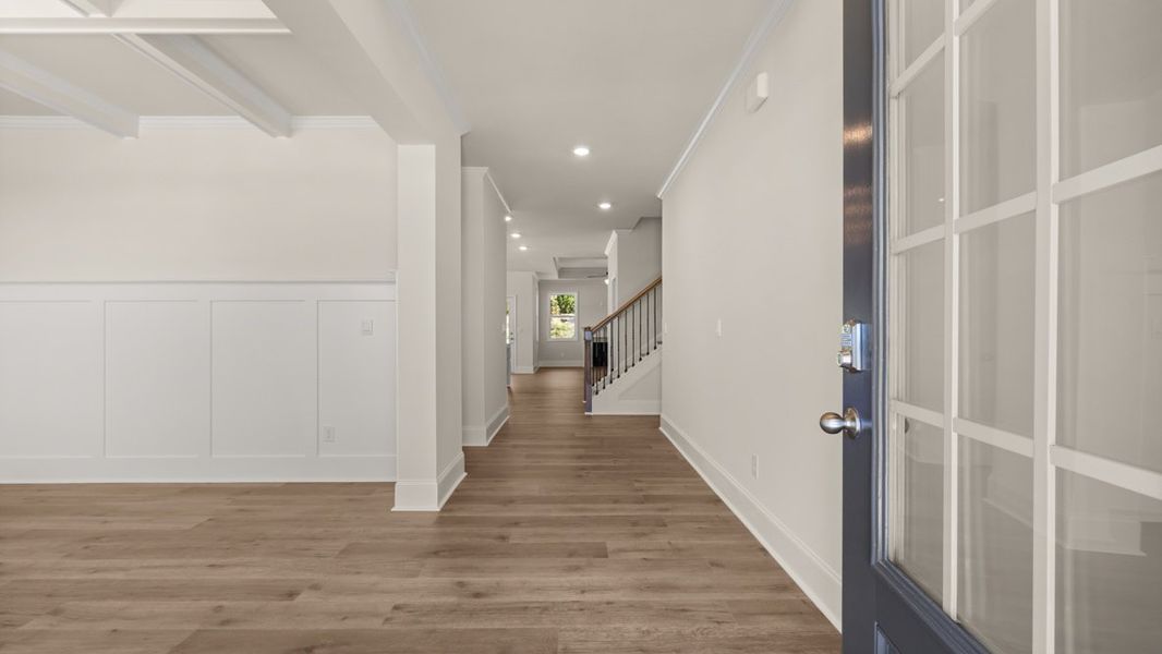 Representative unfurnished interior of a home built from the WINDSOR by D.R. Horton in Butner Estates, South Fulton (Image 26).