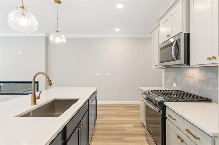 Furnished interior view inside a new home in River Walk Place, Lawrenceville (Image 14).