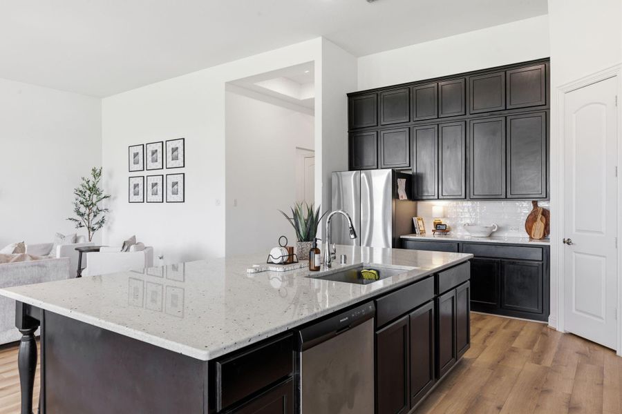 Furnished interior view inside a new home in , Old River-Winfree (Image 9).