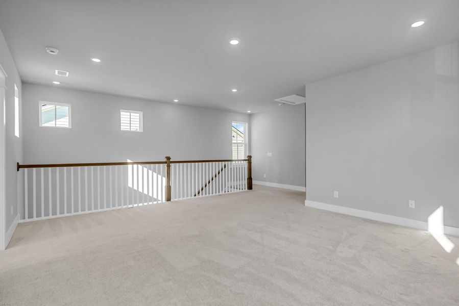 Spacious, unfurnished interior of a new home in Carnes Crossroads: Row Collection, Summerville (Image 32). Spacious, unfurnished interior of a new home in Carnes Crossroads: Row Collection, Summerville (Image 32).