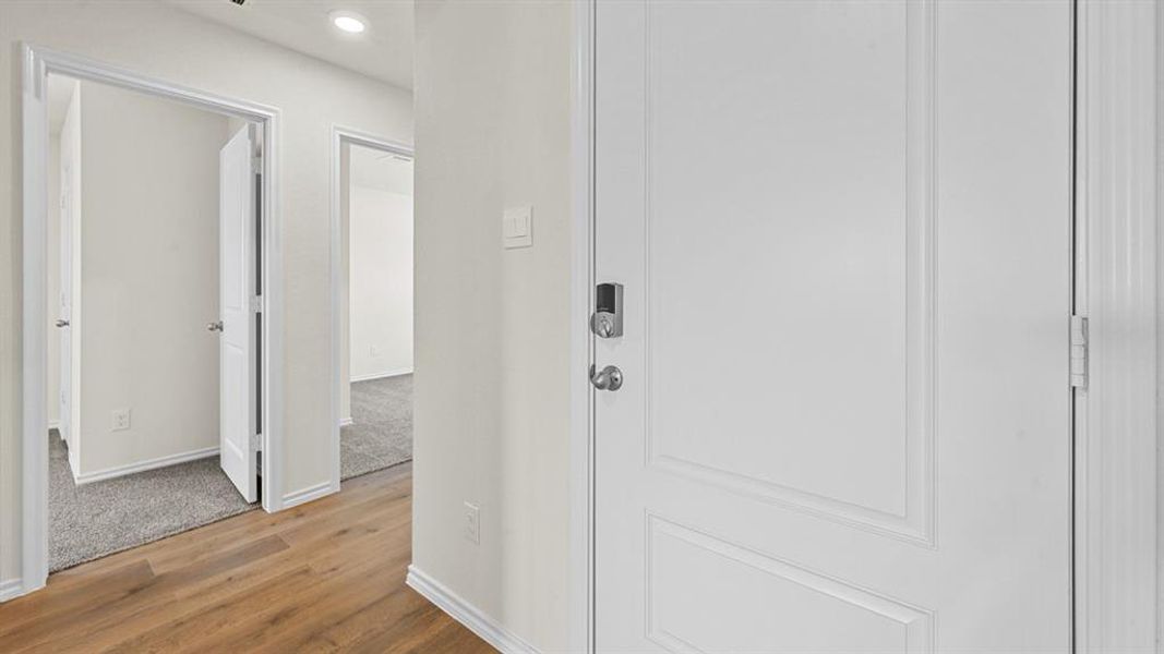 Spacious, unfurnished interior of a new home in Creeks at Burnett Trail, Canton (Image 27). Spacious, unfurnished interior of a new home in Creeks at Burnett Trail, Canton (Image 27).