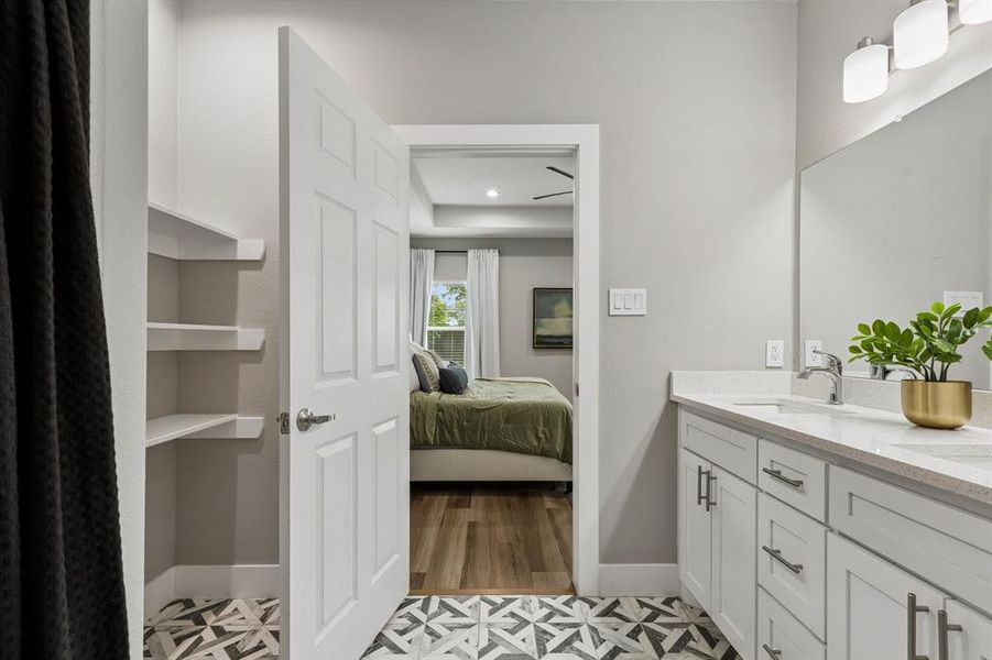 Furnished interior view inside a new home in , Dallas (Image 10).