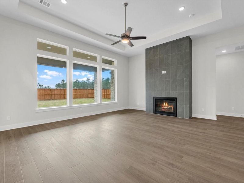 Spacious, unfurnished interior of a new home in Woodson’s Reserve, Spring (Image 23).