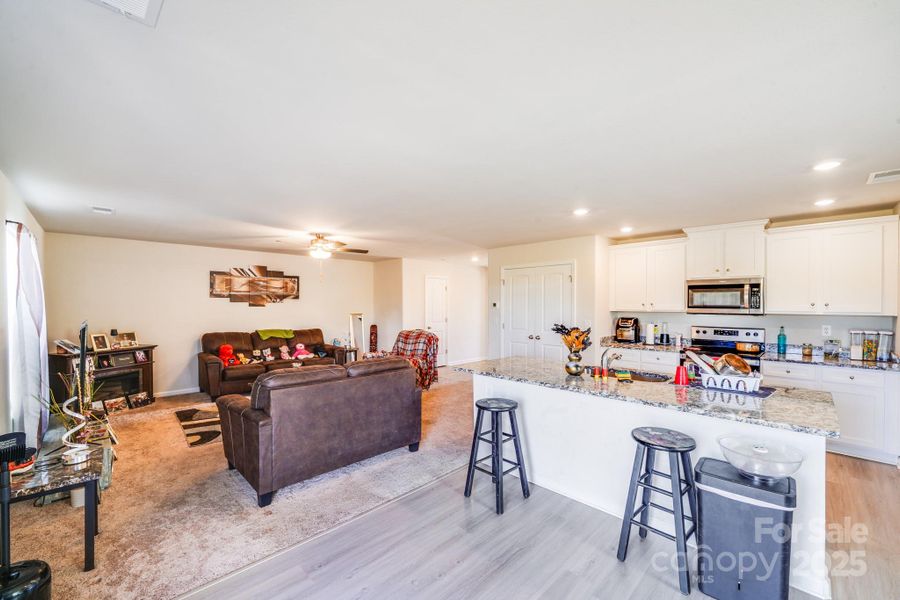Furnished interior view inside a new home in Pinnacle Estates, Shelby (Image 5).