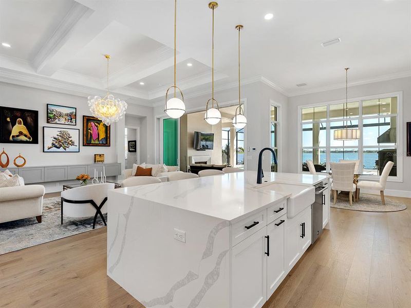 Furnished interior view inside a new home in , Sarasota (Image 45).