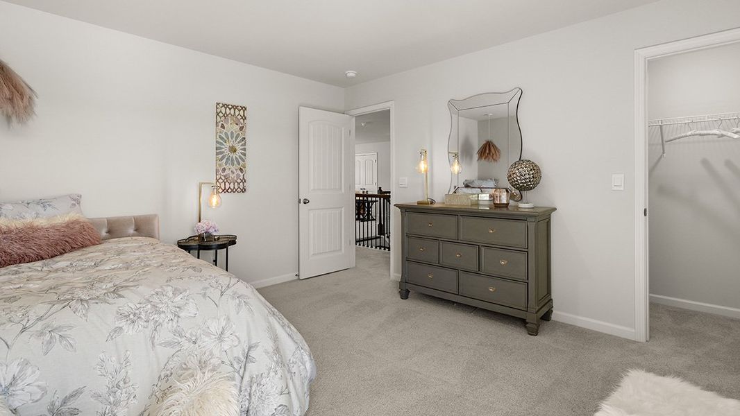 Representative furnished interior of a home built from the BELLVIEW by D.R. Horton in Haven Abbey, Cumming (Image 37).