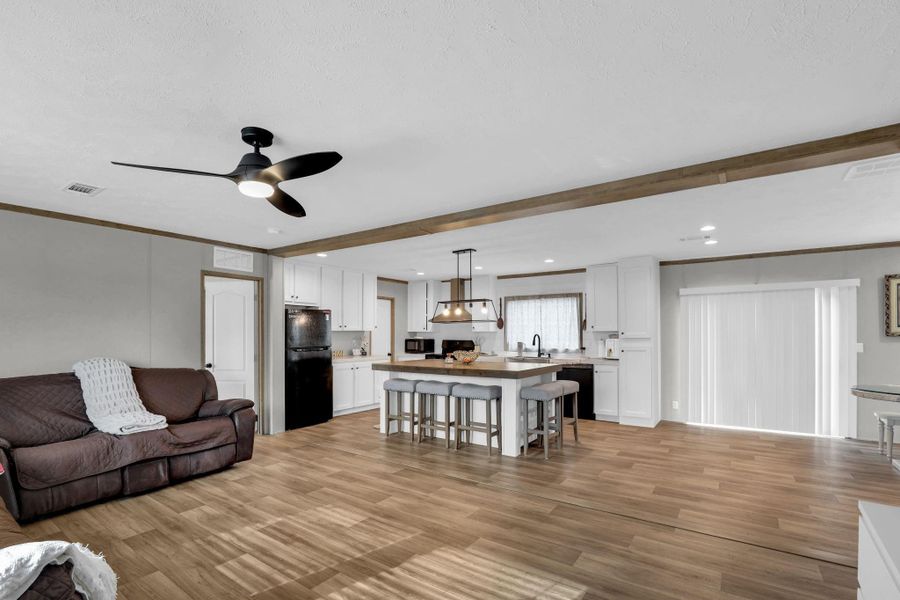 Furnished interior view inside a new home in , Huffman (Image 3).