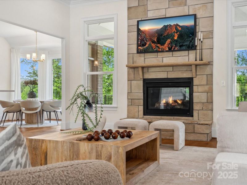 Furnished interior view inside a new home in , Connelly Springs (Image 11).