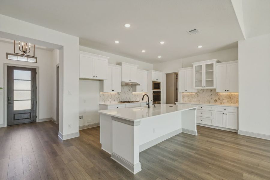 Representative furnished interior of a home built from the Alpine by Chesmar Homes in Westside Preserve, Midlothian (Image 5).