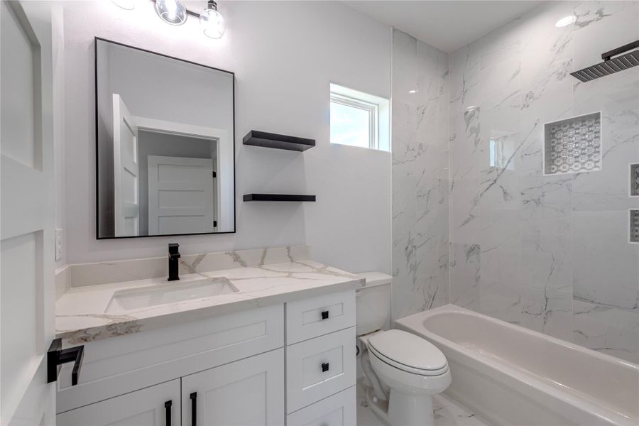 Furnished interior view inside a new home in , Galveston (Image 16). Furnished interior view inside a new home in , Galveston (Image 16).