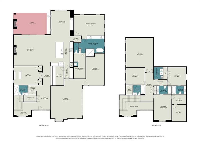 2D floor plan layout of this home in , Alpharetta, GA (Image 7).