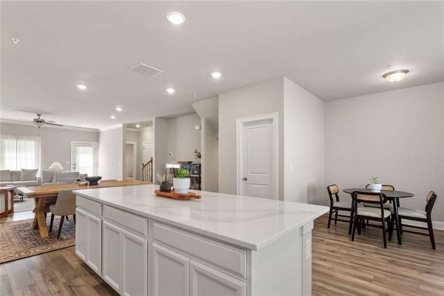 Furnished interior view inside a new home in Terrace at Riverview Landing, Smyrna (Image 16).