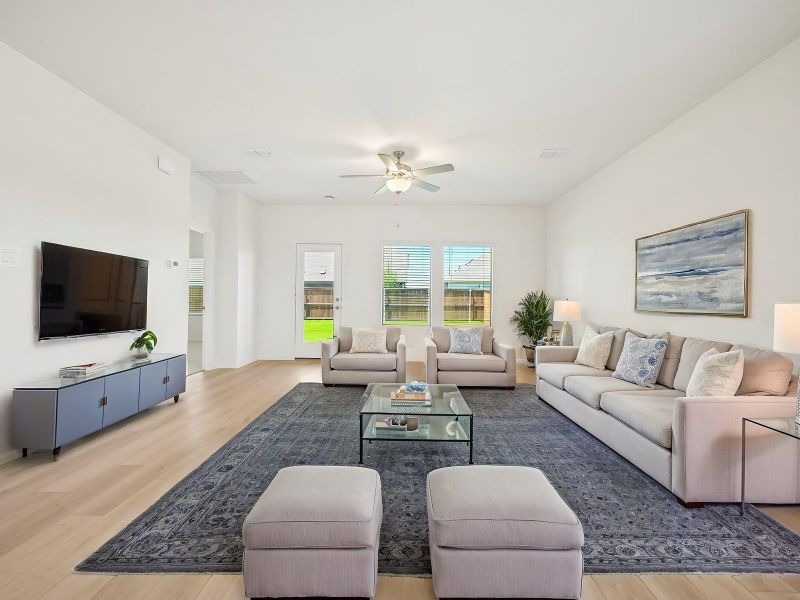 Furnished interior view inside a new home in Lakehaven - Signature Series, Farmersville (Image 5). Furnished interior view inside a new home in Lakehaven - Signature Series, Farmersville (Image 5).