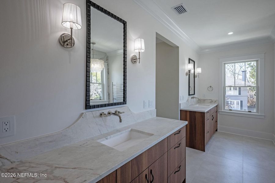 Furnished interior view inside a new home in , Jacksonville (Image 66).