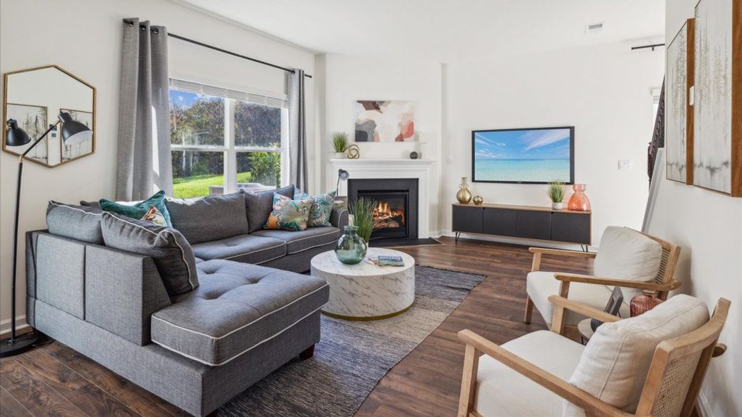 Representative furnished interior of a home built from the Penwell by D.R. Horton in Beechwood Meadows, Johnson City (Image 10).
