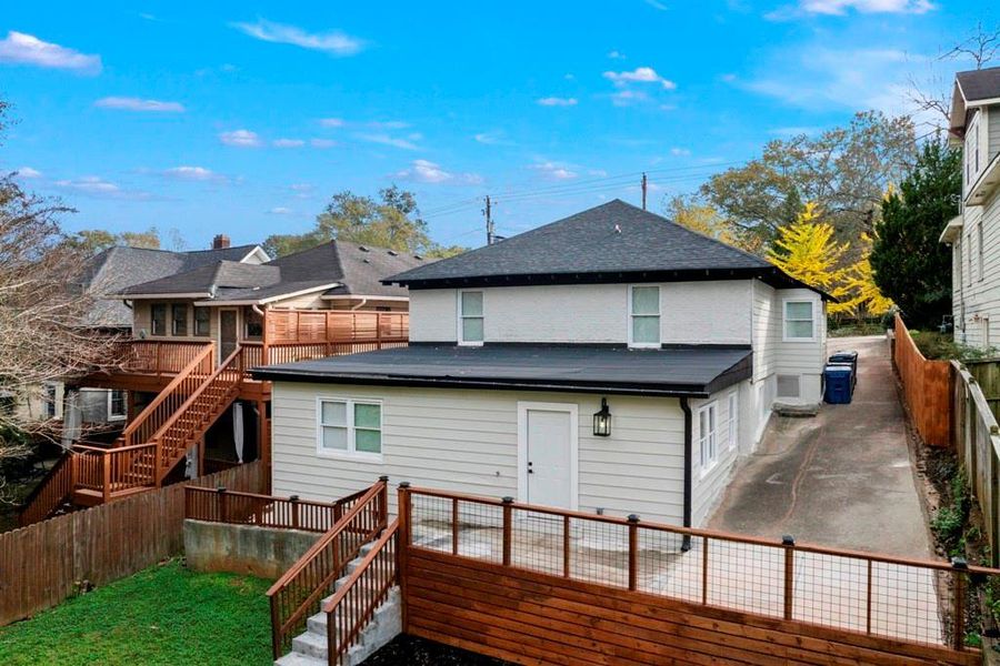 Front exterior of a new home in , Atlanta, GA, highlighting curb appeal (Image 23).