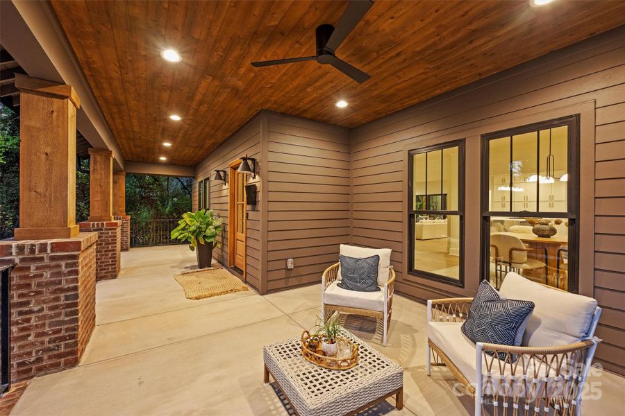 Exterior details and patio area of a home in , Charlotte (Image 31).