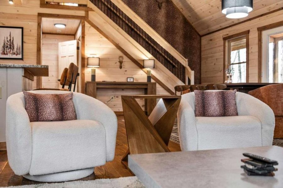 Furnished interior view inside a new home in , Blue Ridge (Image 17).