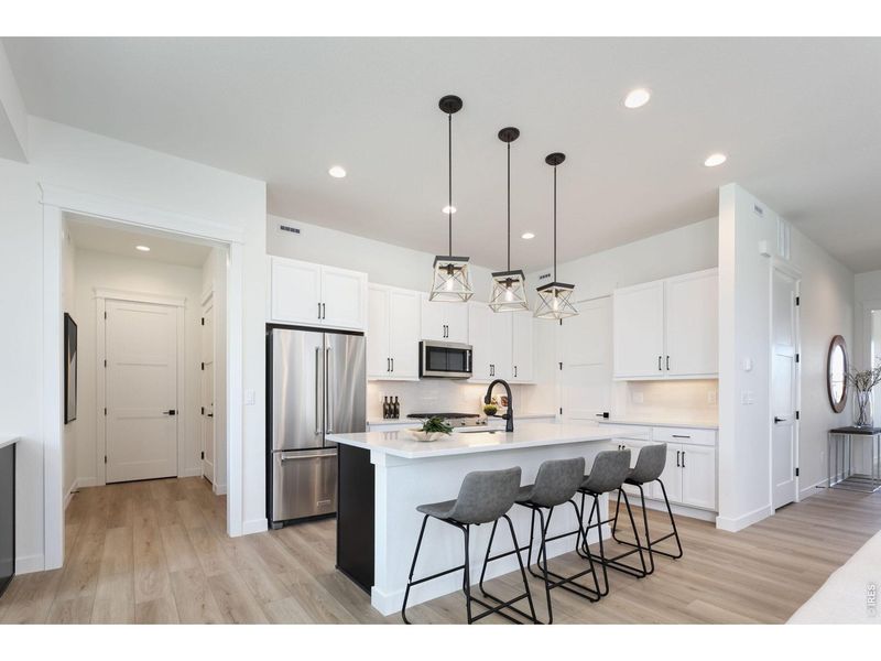 Furnished interior view inside a new home in Westerly, Erie (Image 14).