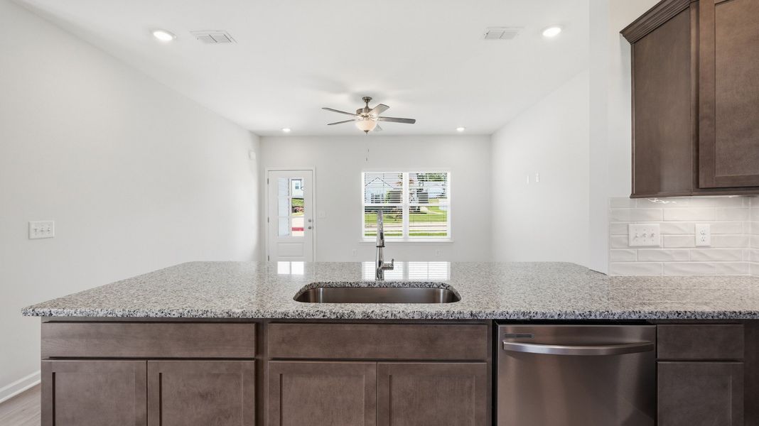 Furnished interior view inside a new home in Wheatfield, Shelbyville (Image 8).