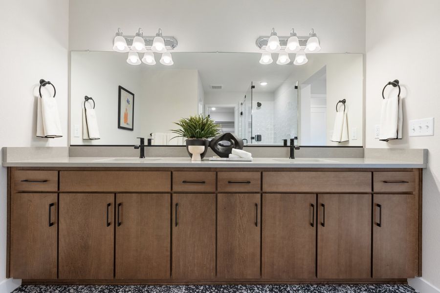 Representative furnished interior of a home built from the The Sunlight by Risewell Homes in Cordovan, Firestone (Image 15).