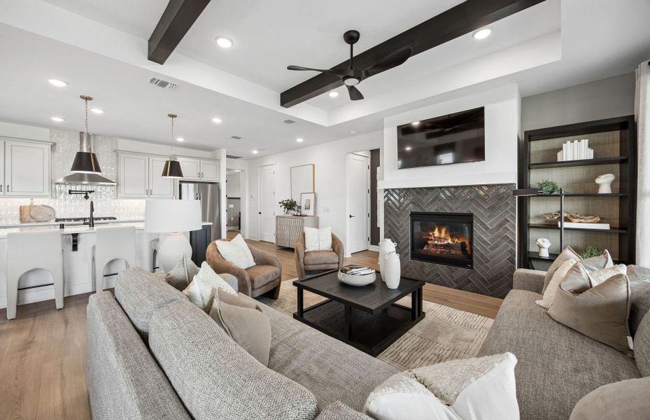 Representative furnished interior of a home built from the Palmary by Del Webb in Del Webb Sugar Land at Ryehill, Rosenberg (Image 18). Representative furnished interior of a home built from the Palmary by Del Webb in Del Webb Sugar Land at Ryehill, Rosenberg (Image 18).