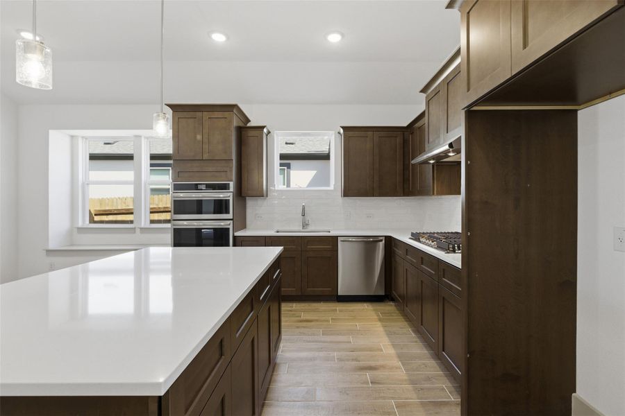 Furnished interior view inside a new home in Enclave at Cele, Pflugerville (Image 8).