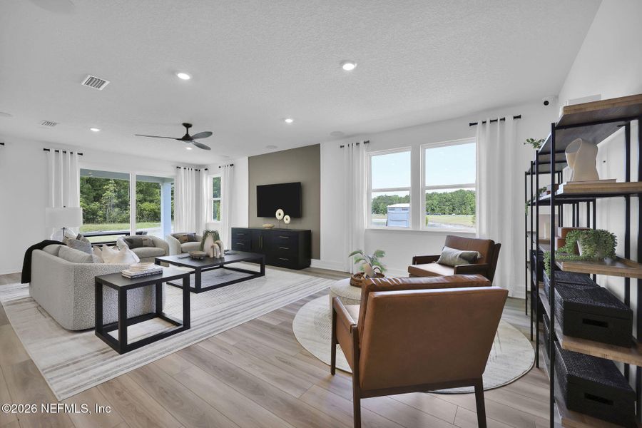 Furnished interior view inside a new home in Hyland Trail, Green Cove Springs (Image 15).