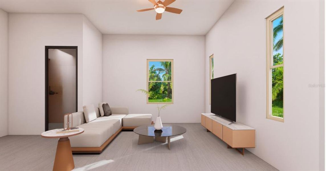 Furnished interior view inside a new home in , Port Charlotte (Image 4).