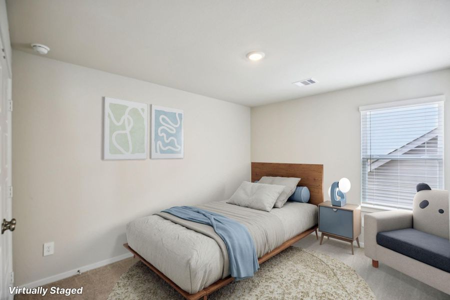 Furnished interior view inside a new home in Sanford Farms - Premier Series, Waller (Image 4).