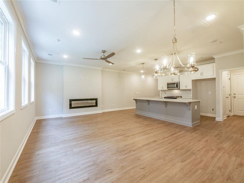 Spacious, unfurnished interior of a new home in River Walk Place, Lawrenceville (Image 19).