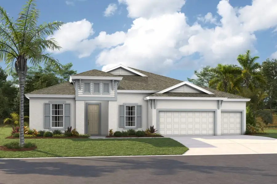 Front exterior of a home in the Pasadena Woods community, located in Wesley Chapel, FL (Image 4). Front exterior of a home in the Pasadena Woods community, located in Wesley Chapel, FL (Image 4).