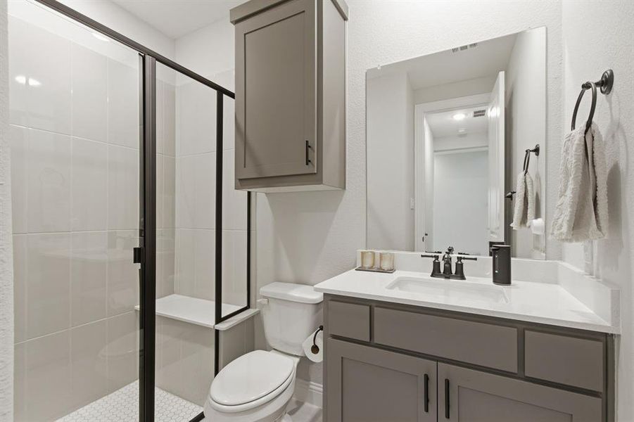 Furnished interior view inside a new home in , Copper Canyon (Image 18).