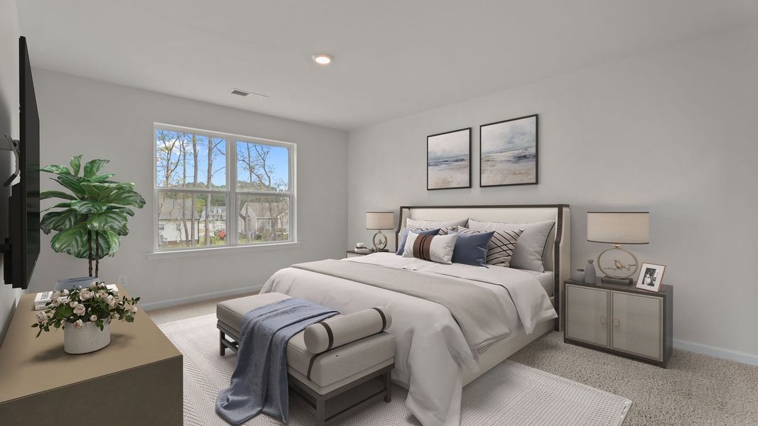 Furnished interior view inside a new home in Jetstream Park, Wilson (Image 7).