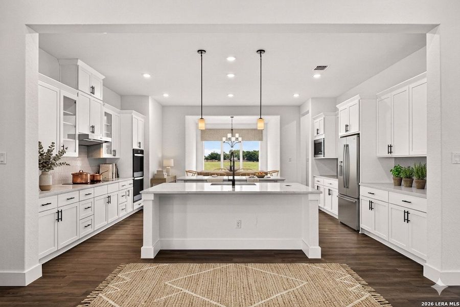 Furnished interior view inside a new home in , Castroville (Image 40).