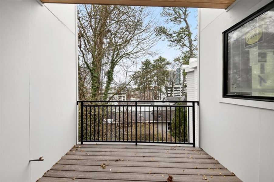Exterior details and patio area of a home in , Atlanta (Image 17).