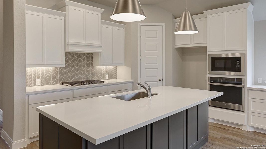 Furnished interior view inside a new home in Kallison Ranch, San Antonio (Image 8).