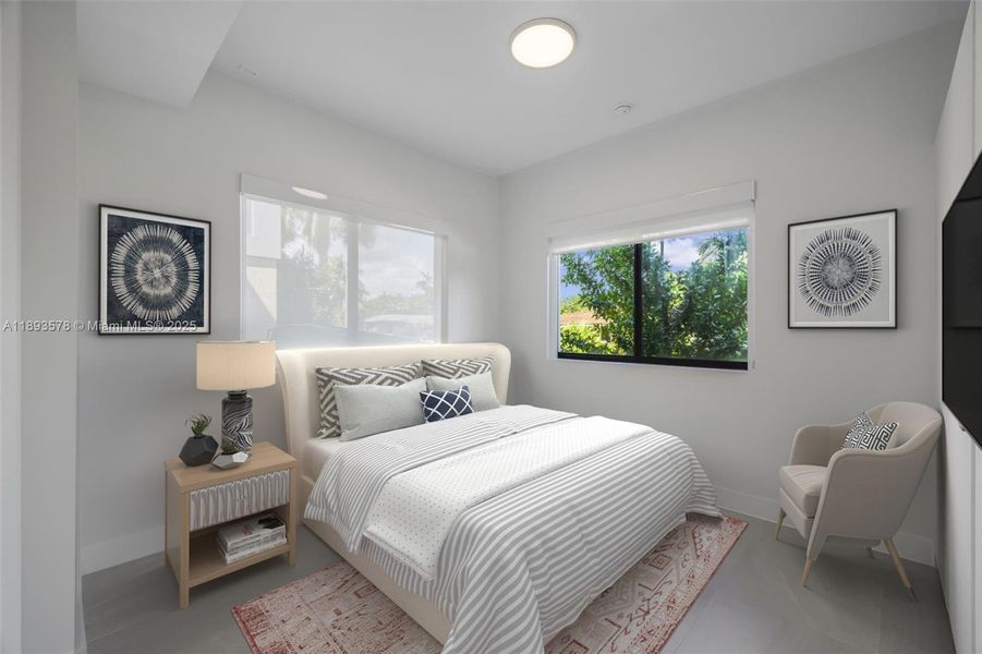 Downstairs Bedroom [Virtually Staged]