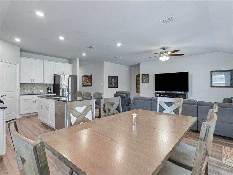 Furnished interior view inside a new home in , Denton (Image 23). Furnished interior view inside a new home in , Denton (Image 23).